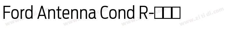 Ford Antenna Cond R字体转换